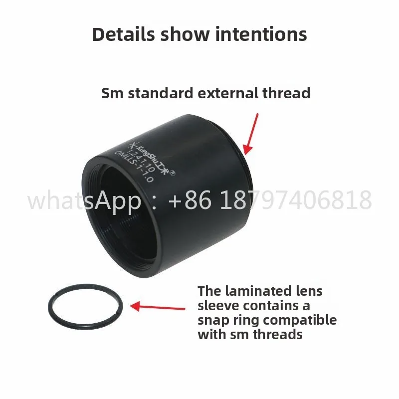 

Optical bracket，Stackable Lens Tubes, Pack of 5pcs