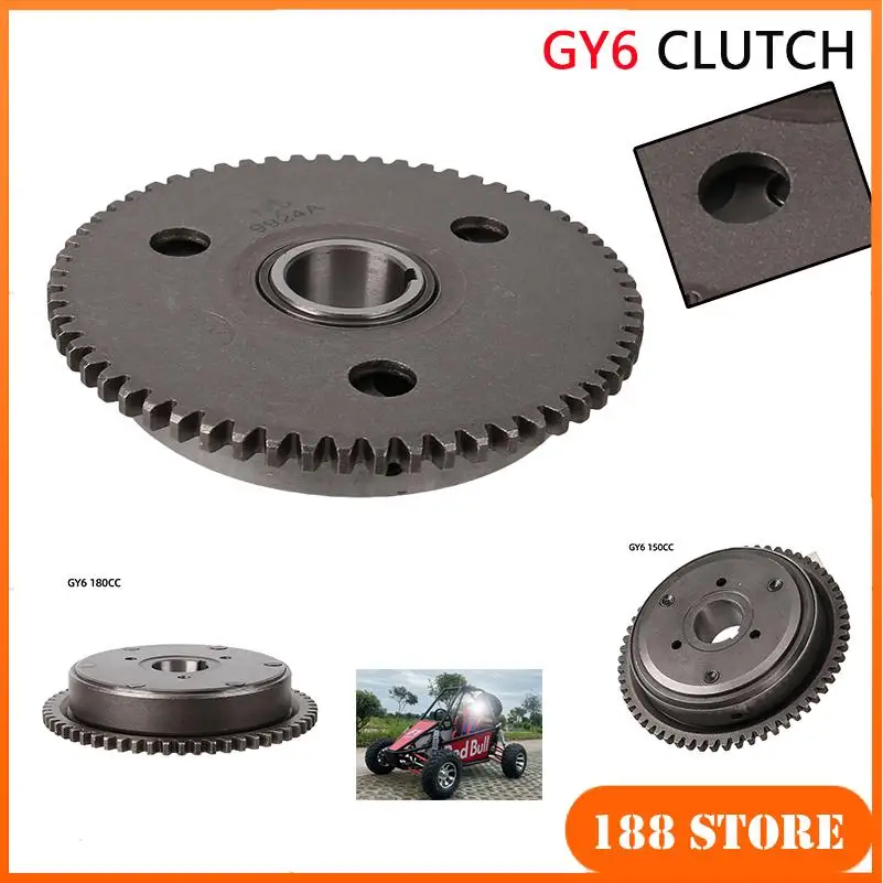 

Electric starter disc Gy6 180cc/150cc overrunning clutch for Peugeot F starter disc clutch assembly