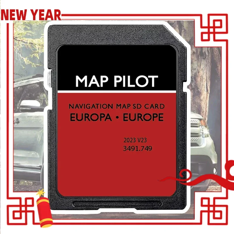 

2023 Navigation Becker MAP PILOT Code 509 Europe map for Mercedes A B C E-class CLA CLS GLA GLK Sat Nav SD Card 8GB Update