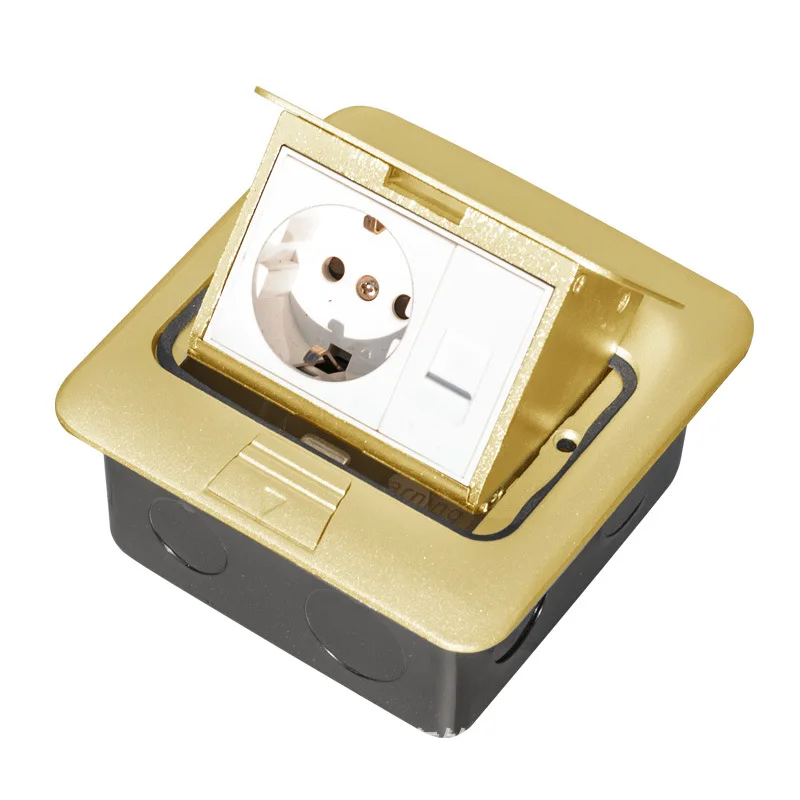 

High definition 16A zinc alloy slow rebound grounding plug foreign trade NFC connection