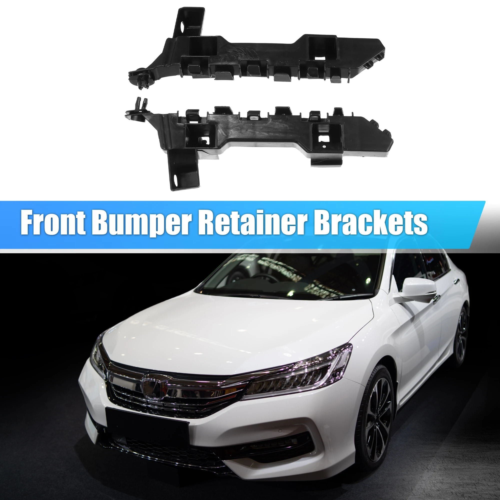 

X Autohaux 1 пара кронштейнов переднего бампера для Honda Accord 2018 2019 2020 71193-TVA-A01 71198-TVA-A01