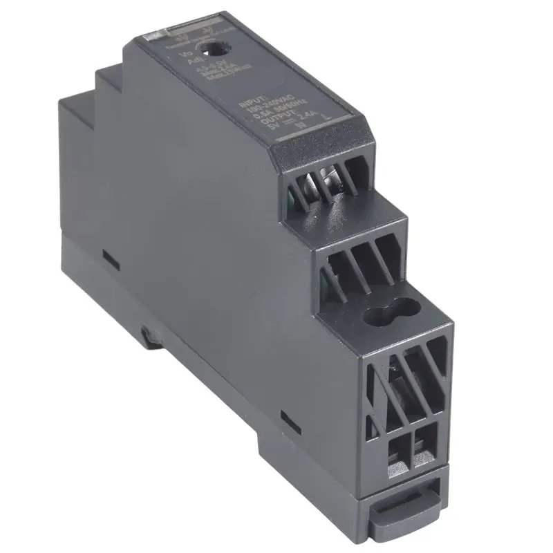 AEE8-DIN Rail Power Supply 5V DC 3A 15W, Input 100-240V AC 50/60Hz DIN Rail Transformer For Home Or Industrial Automation