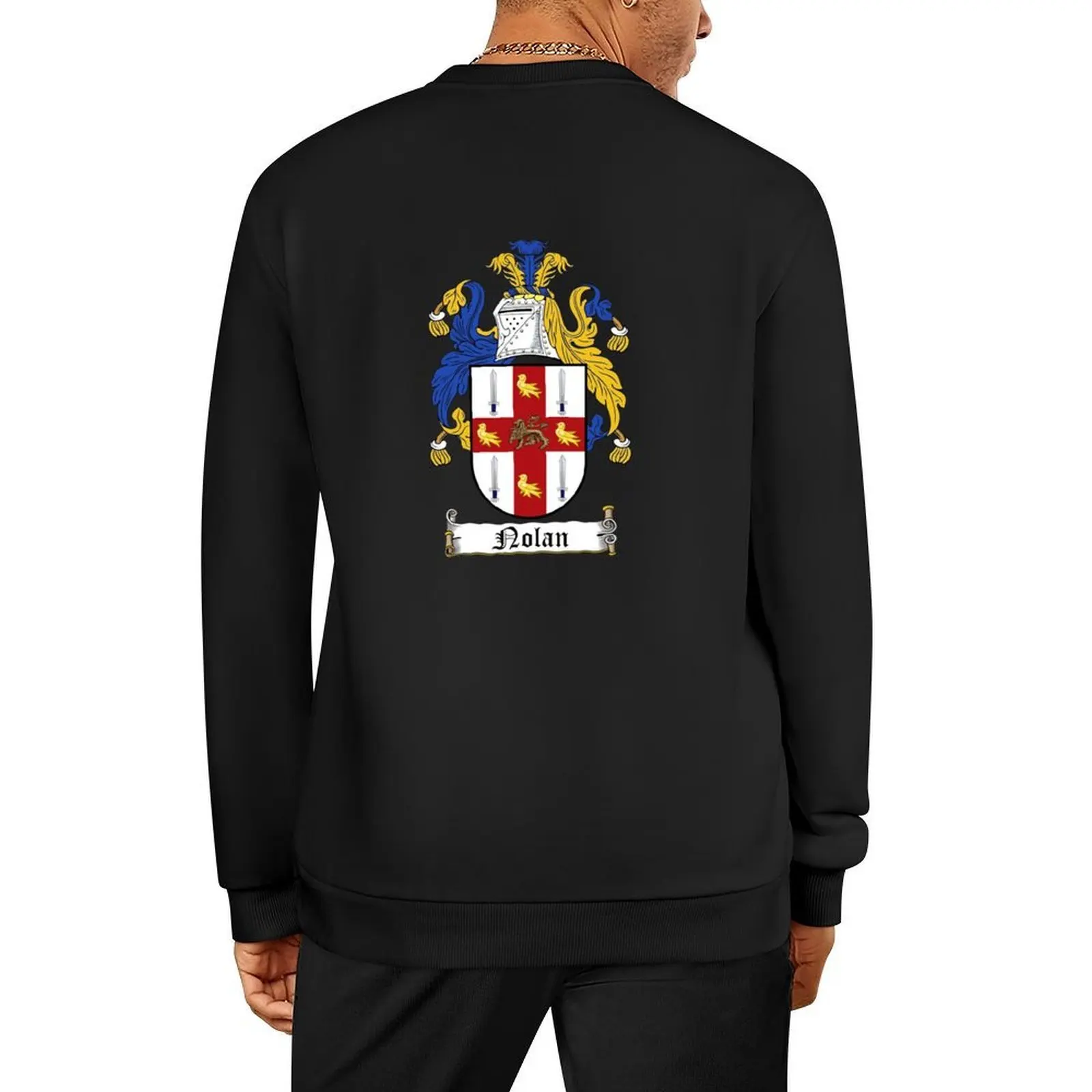 

NOLAN FAMILY CREST Pullover anime clothing men's sweat-shirt set men clothes mens clothing oversize sweatshirts