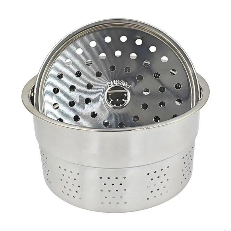 Cestino piroscafo F92F con manico comodo adatto per le verdure a vapore