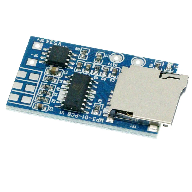 2W Mixed Mono TF Card MP3 Player Decoder Board Amplifier Module 3.7V/5V Power Support MP3 FM Radio USB Audio Mode image 3