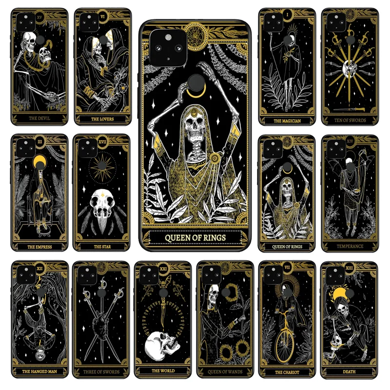 Смартфон Death Tarot для Google Pixel 8 7 Pro 7a 6A 6 Pro 8A 5A 4A 3A Pixel 5 6 4 3 3A XL