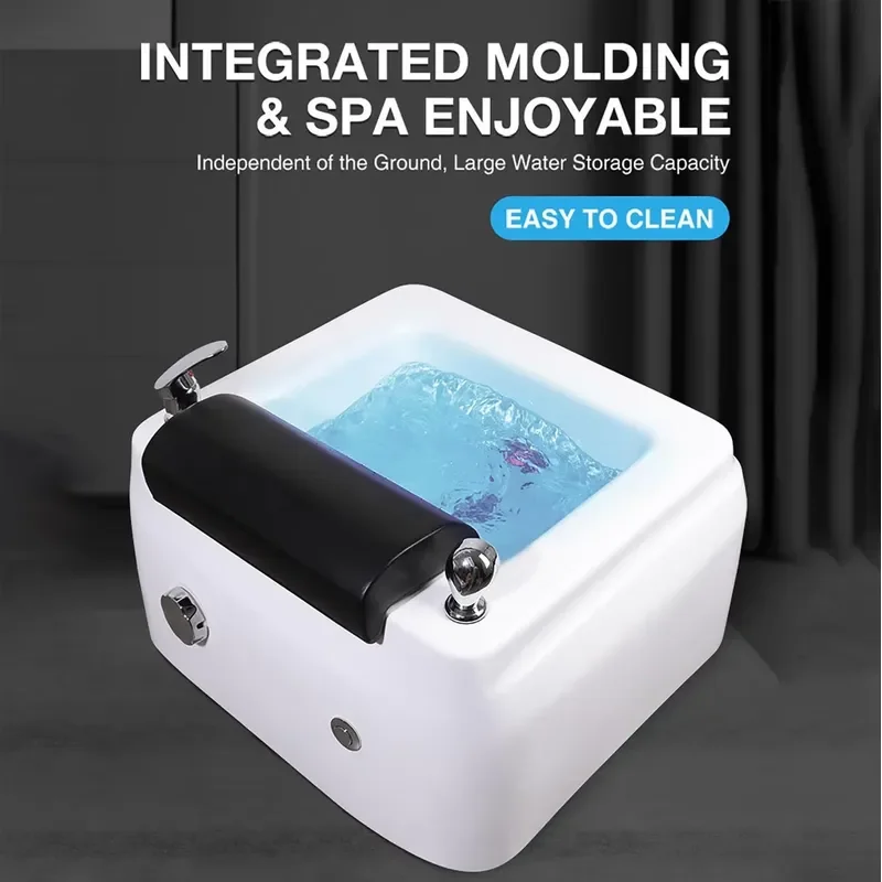Portable Pedicure Foot Bath Bowl for Nail Salon Spa Manicure Technician Massage Stool Equipment Professional Beauty Care Tool