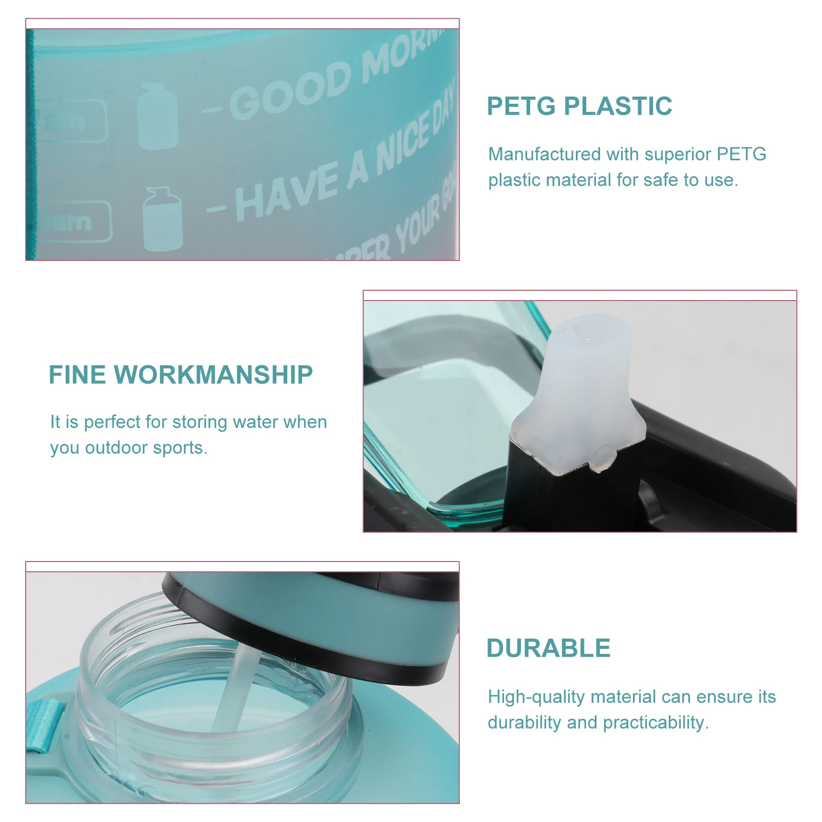 

3,78 л градиентная бутылка для воды Petg, практичная, прочная, портативная для спорта, путешествий, пикника, кемпинга, пешего туризма, подарок, пластиковая бутылка для воды