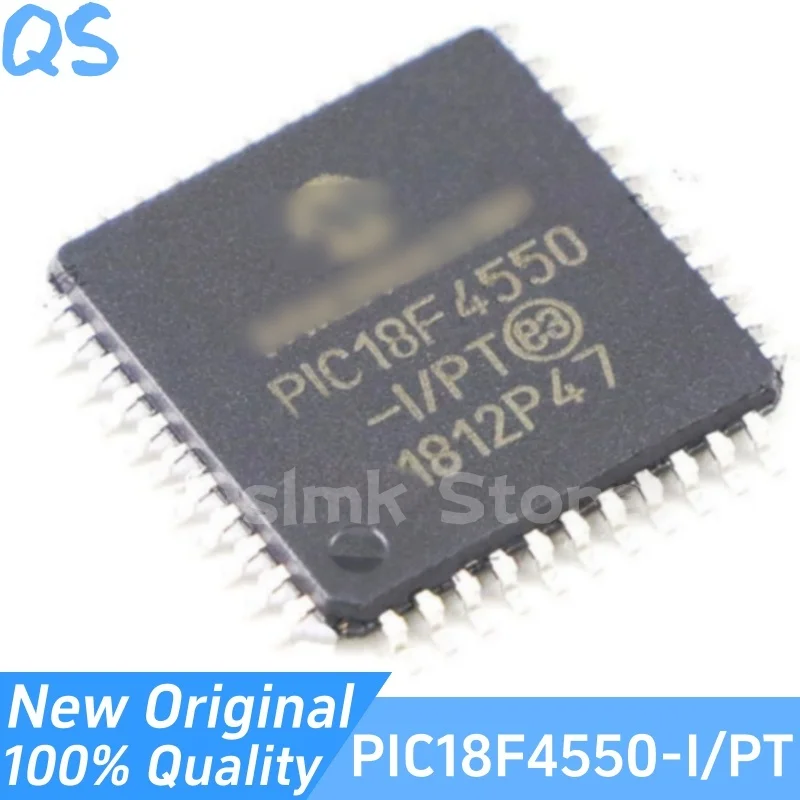

New Original PIC18F4550-I/PT PIC18F4550 QFP44 8-bit microcontroller MCU chip