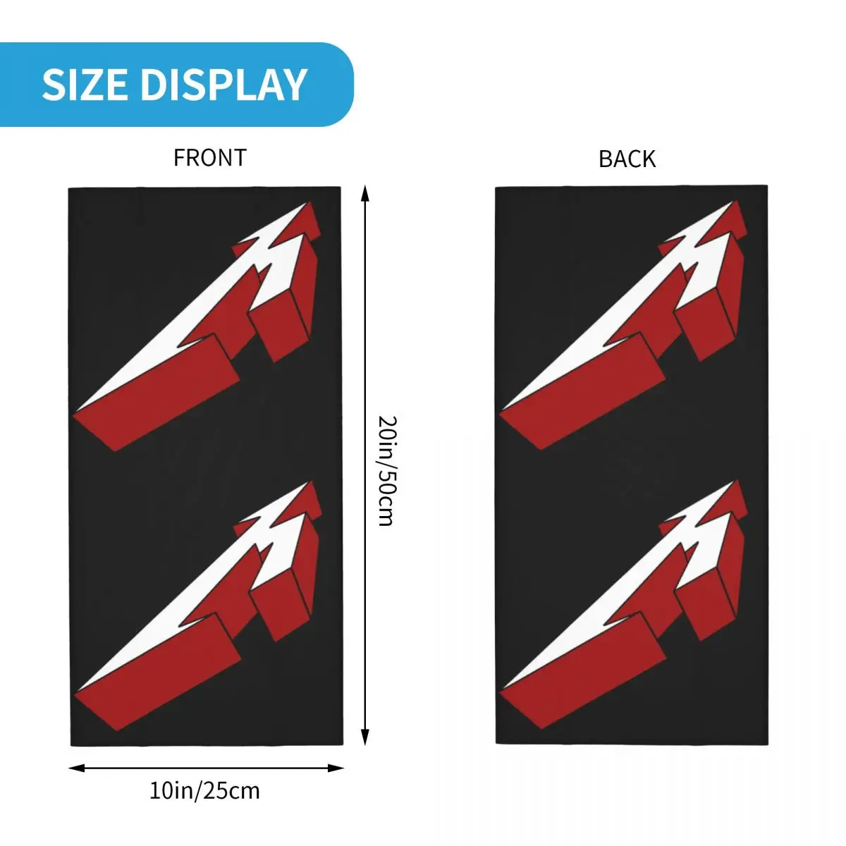 غطاء رقبة باندانا من Metallicas M72 Word Tour، قناع مطبوع، عصابة رأس دافئة لركوب الخيل للجنسين والكبار طوال الموسم