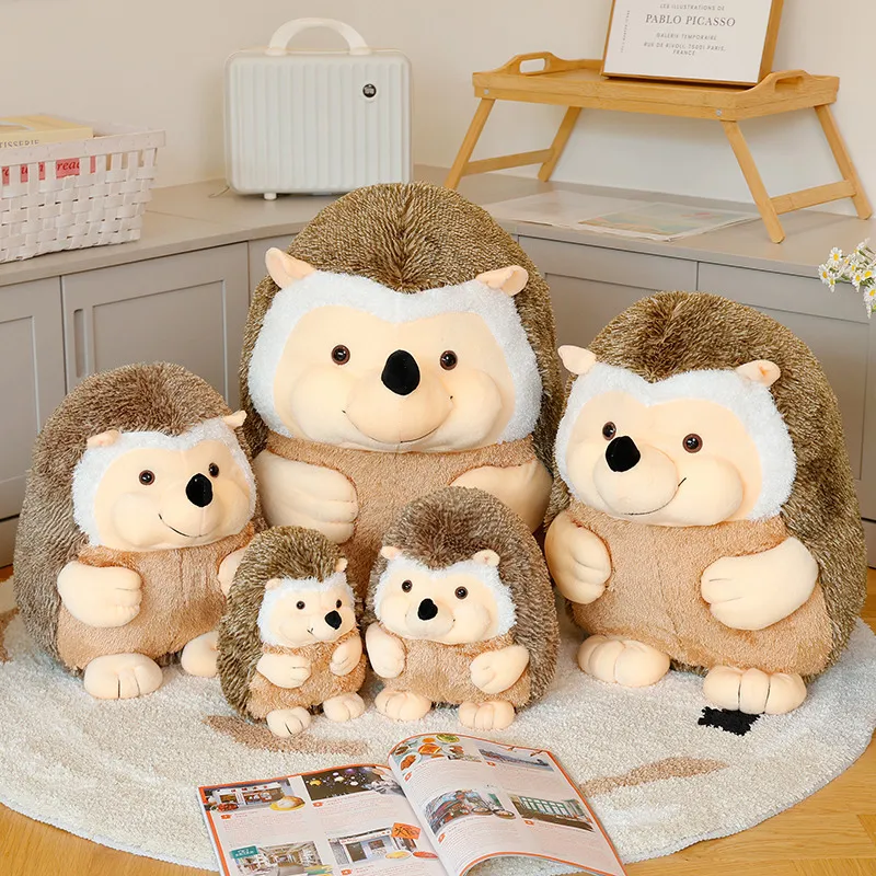 Egel Boog Figuur Knuffels Dieren Kussen Lange Slaap Zacht Kussen Bankkussen Kerst Halloween Cadeau voor meisjes en jongens