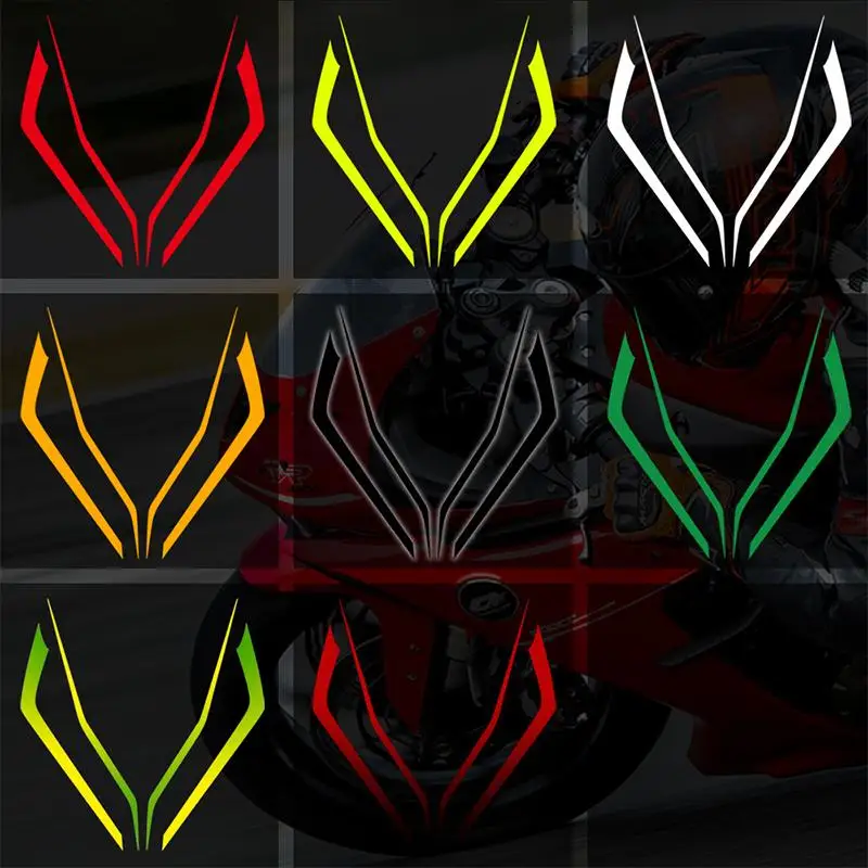 New For 600 350 250 Front End Stickers Waterproof Sunprotection Reflective Motorcycle Modification Stickers Accessories