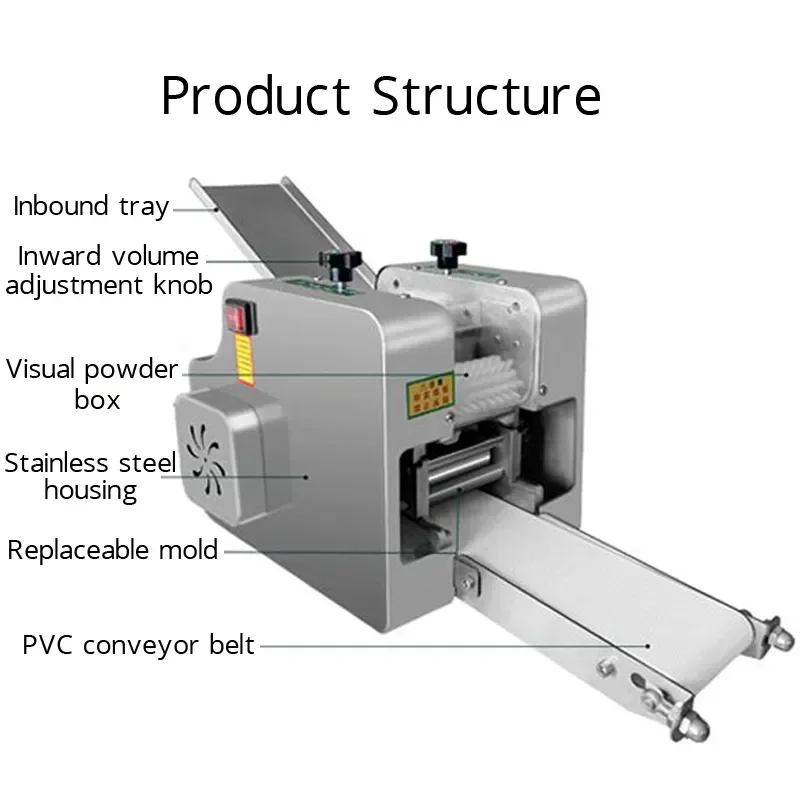 2024 macchina per gnocchi macchina per laminazione della Pasta macchina per Pasta Wonton Skin Wrapper affettatrice macchina per gnocchi in acciaio inossidabile