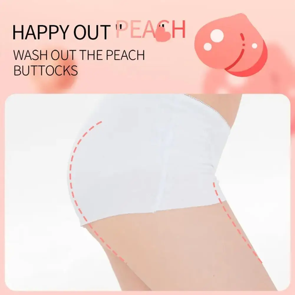 Peach Pink Cleaning Soap Whitening Scrub Face Body Soaps Moisturizing Cleansing Body Buttock Skin Care 90g Peach-Heart Shape