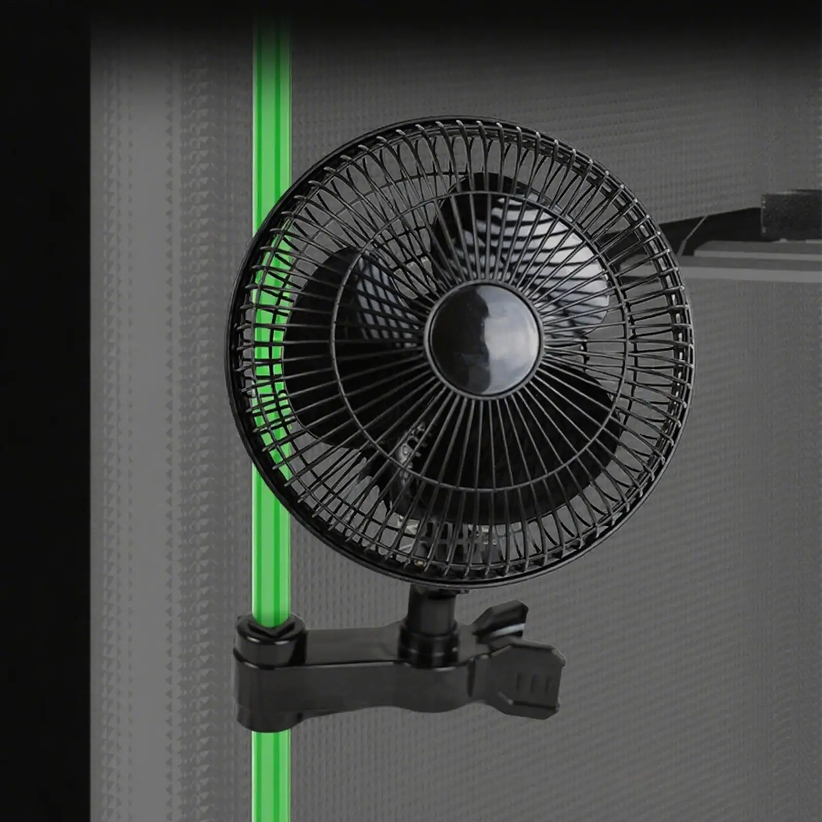 

25W Grow Tent Clip Fan 2 Speed Adjustable Tent Fans With Oscillating Feature Quiet Grow Tent Air Blower Greenhous Air Circulator