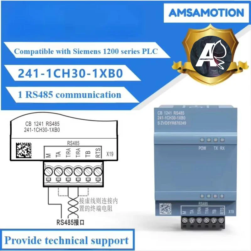 241-1CH30-1XB0 CB1241 SB RS485 Signal Board Suitable for Siemens S7-1200 CPU 1214 Communication 100% New