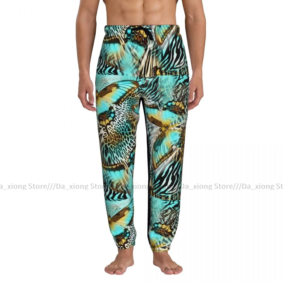 Man Casual Pants Butterfly Snake Zebra Skin Casual Trousers Sport Jogging Tracksuits Sweatpants Male Pants