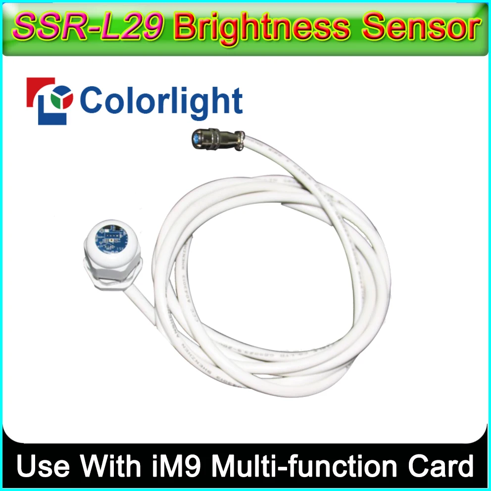 

Colorlight SSR-L29 Brightness Sensor,Use With iM9 Colorlight Multi-function Card,RGB Full-color LED Display Control System,