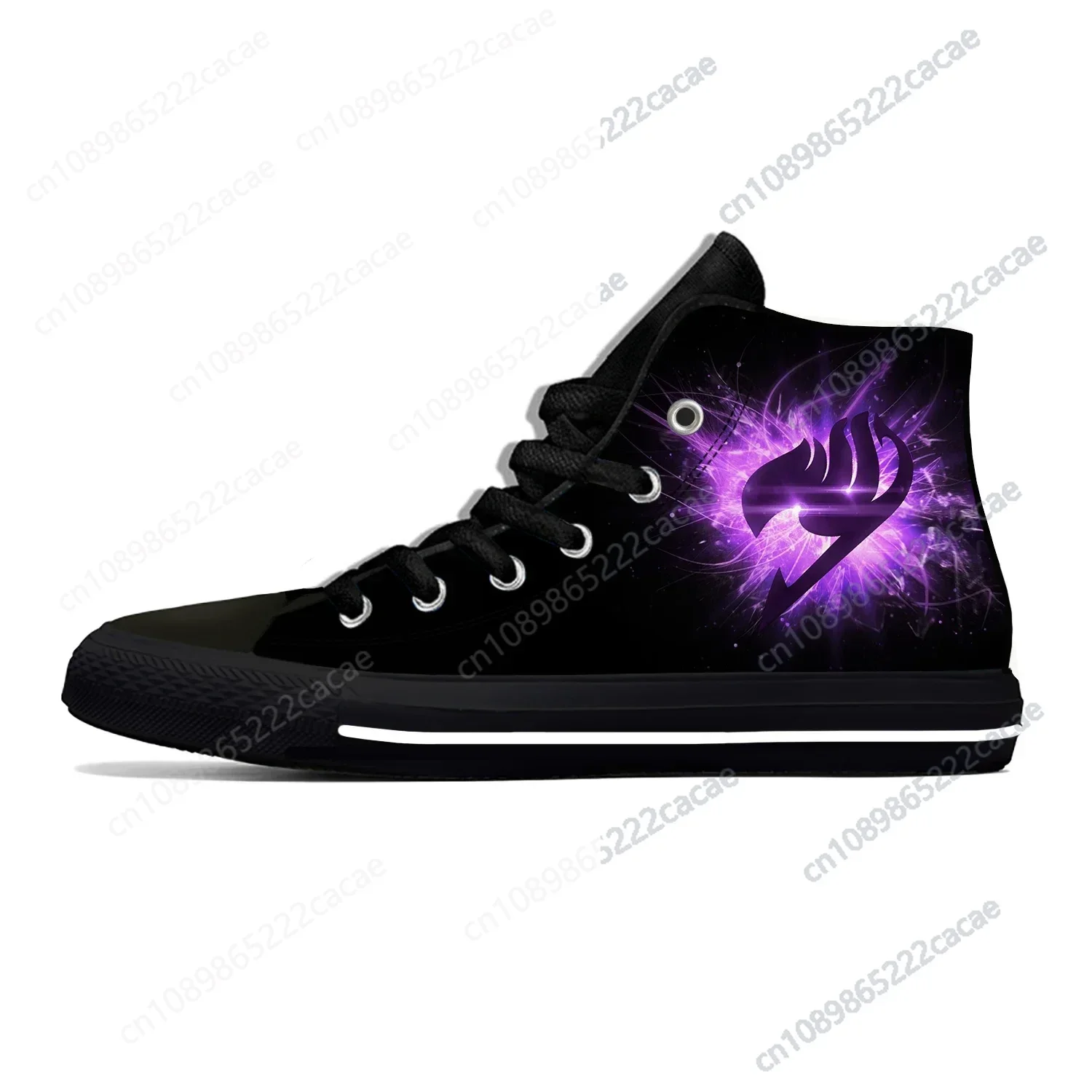 

Anime Manga Cartoon Comic Fairy Tail Fashion Cool Casual Cloth Shoes High Top Lightweight Breathable 3D Print Men Women Sneakers