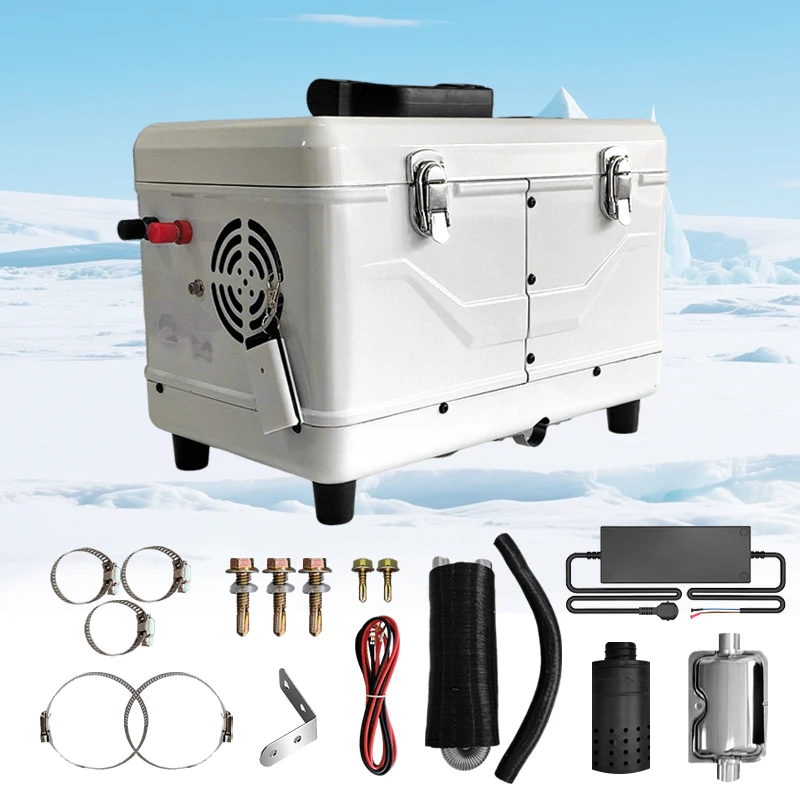 RV 12V 24V 220V الكل في واحد وقوف السيارات الديزل مسخن الهواء لقارب حافلة RV العربة #4