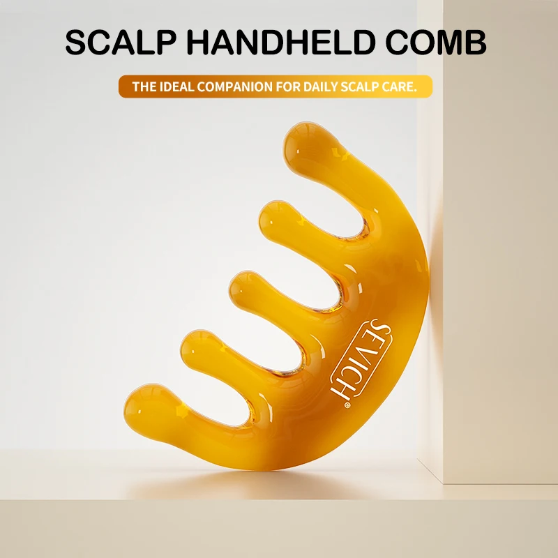 

Five Teeth Meridian Blood Massage Comb Resin Scraping Scalp Massage Brush Fatigue Relief Acupuncture SPA Gua Sha Massage Tool