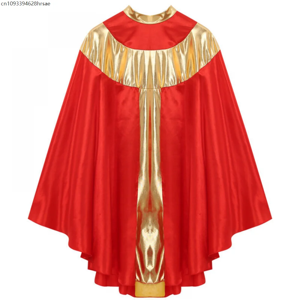 

Halloween Medieval Church Shawl Catholic Church Religious Cloak For Men Women Christian Catholic Choir Robe Pastor Priest Cape
