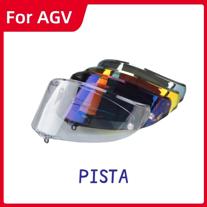 

Motorcycle Helmet Lenses, Night Vision Compatible Agv Pista Lens Accessories, Multi-Color Aurora Electroplated Lenses