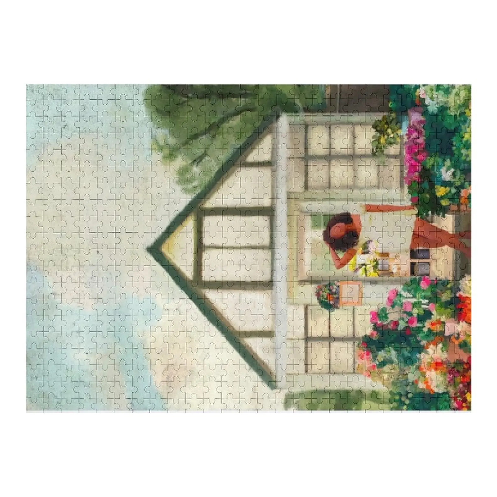 

Flower shop Jigsaw Puzzle Customizable Gift Personalized For Kids Puzzle