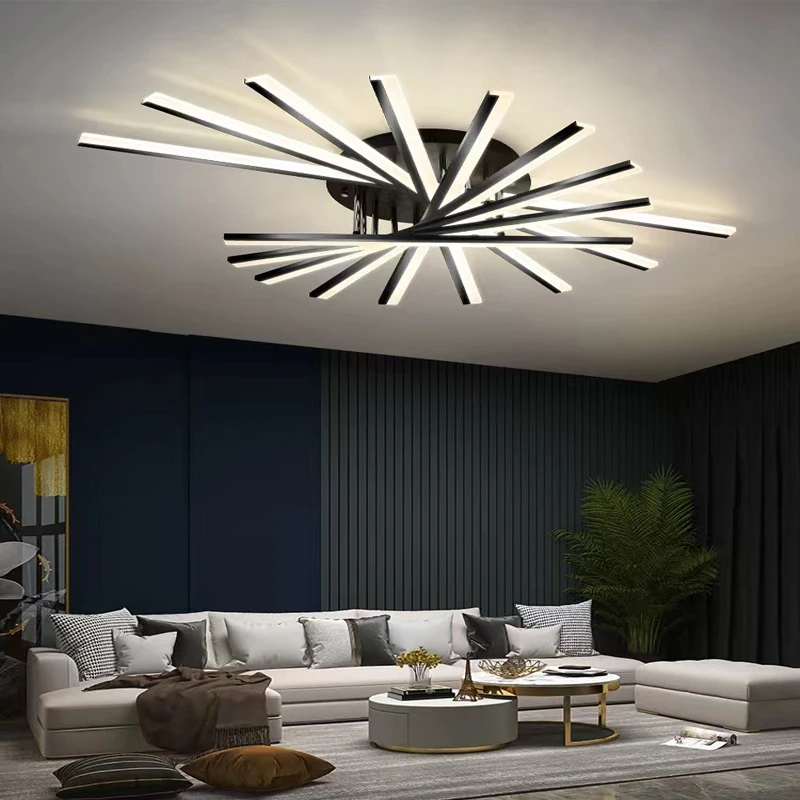 

2022 new modern LED pendant lamp living room dining room bedroom ceiling pendant lamp Nordic gold/black/white lighting