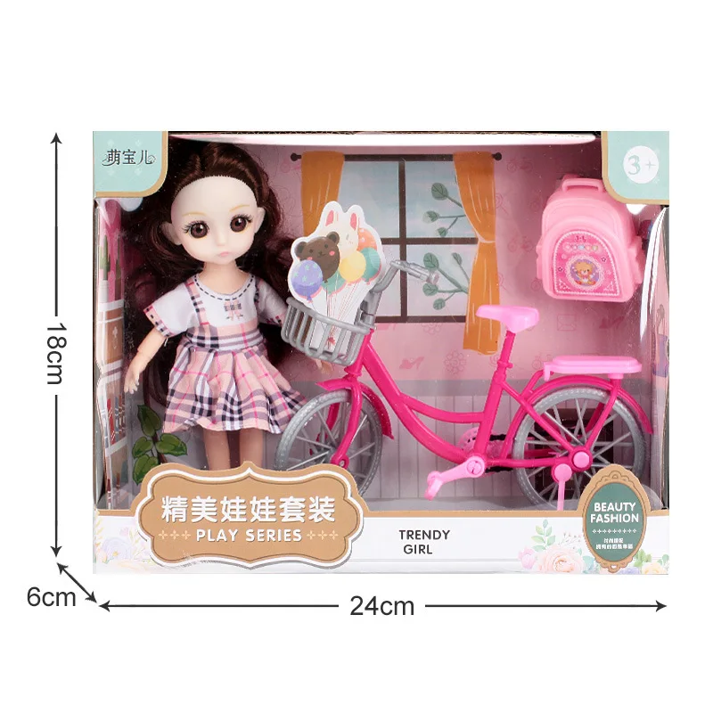 Girls Play House Children's Princess Toy Set Dress Up Doll