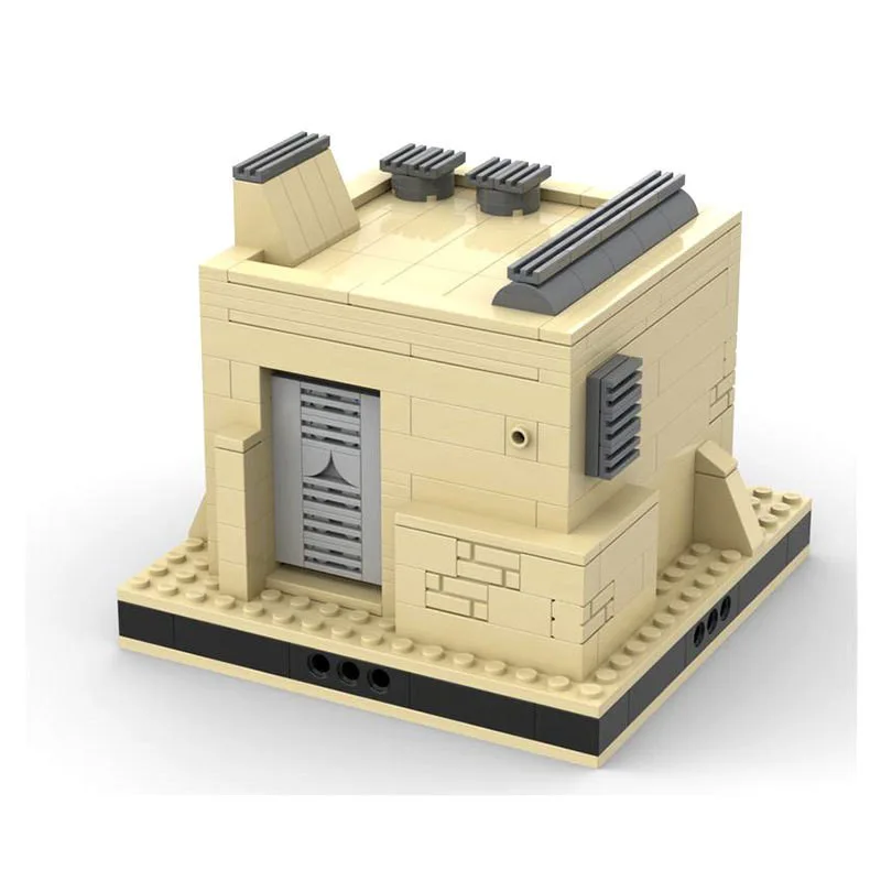 

227PCS MOC movie series desert house village building modular block toy model DIY set