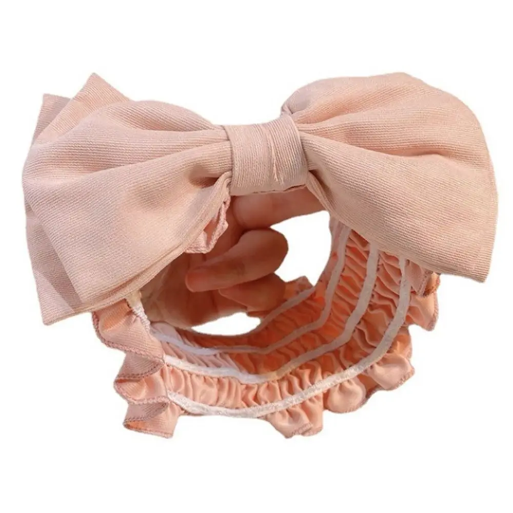 Elastic Wash Face Bow Headband Double-layered Makeup Washing Face Hairband Versatile Solid Color Face Washing Tools Beauty Salon