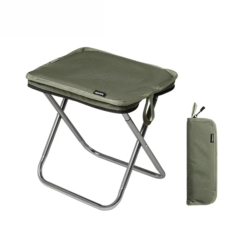 Folding Stool for Outdoor Leisure Portable Lightweight Aluminum Chair High Load Travel Camping Foldable Fishing Chair