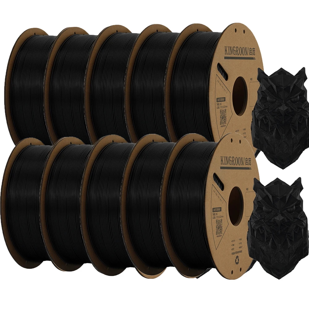 KEEPANG PLA-filament 1,75 mm 3D-printerfilament 5/10 rollen 3D-printen kunststof 100% geen bel voor FDM 3D-printer MIX
