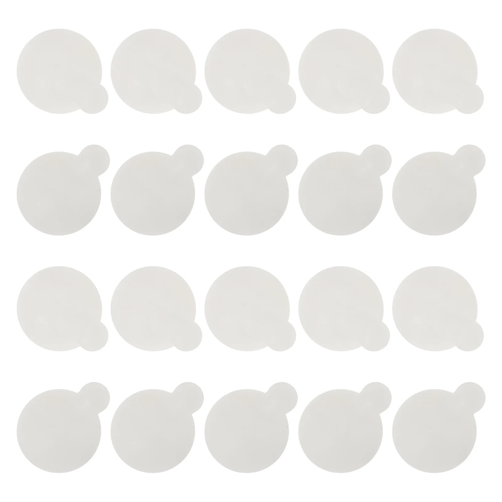 20 Pcs Trumpet Bubbles for Kids Round Squeeze Toy Inserts Making Pvc Balls