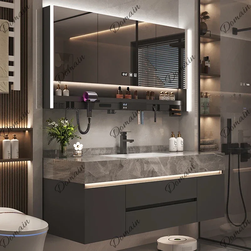 Aa  Simple Luxury Bathroom Cabinets Washbasin Vintage Toilet Drawer Bathroom Cabinets Storage Mirrors Mobili Per La Casa Furnitu