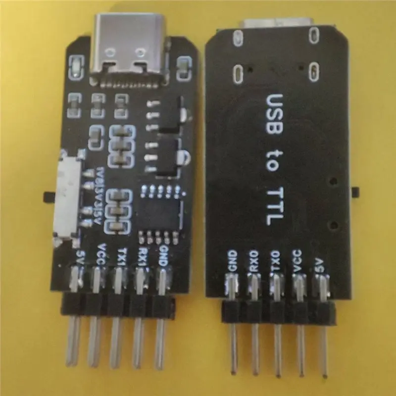 B03B-USB To TTL Converter Module-Adjustable I/O Levels(1.8V/3.3V/5V), Dual UART, USB To TTL Conversion Type-C Interface