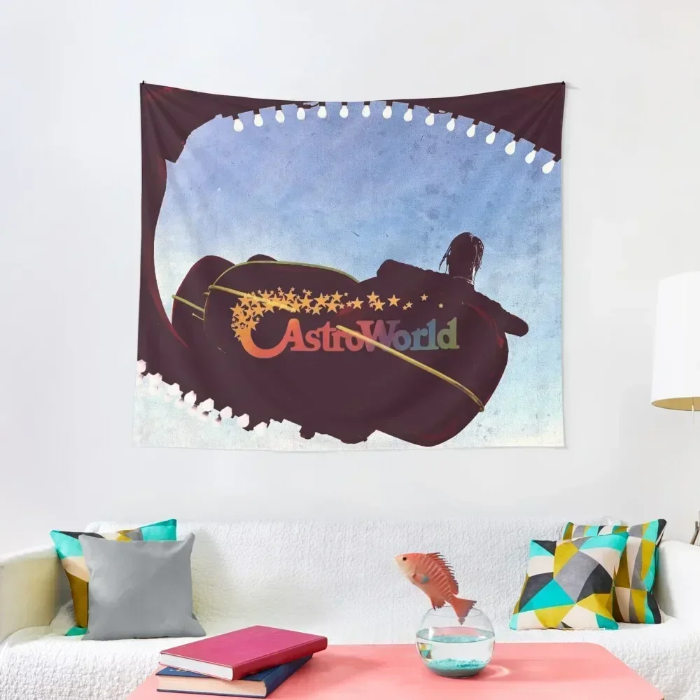 

Greetings from Astroworld fan cover Tapestry Wall Decor Hanging Home Decoration Tapestry