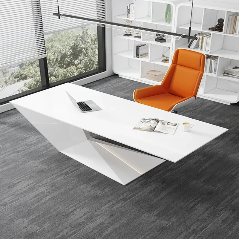 

Minimalist Desk Office Furniture Workshop Table Seating Corner Multifunctional Room Home Tables Desks Offer Tavolo Gaming Work