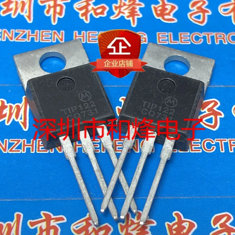 5PCS-10PCS TIP122 TO-220 100V 5A   New And Original On Stock