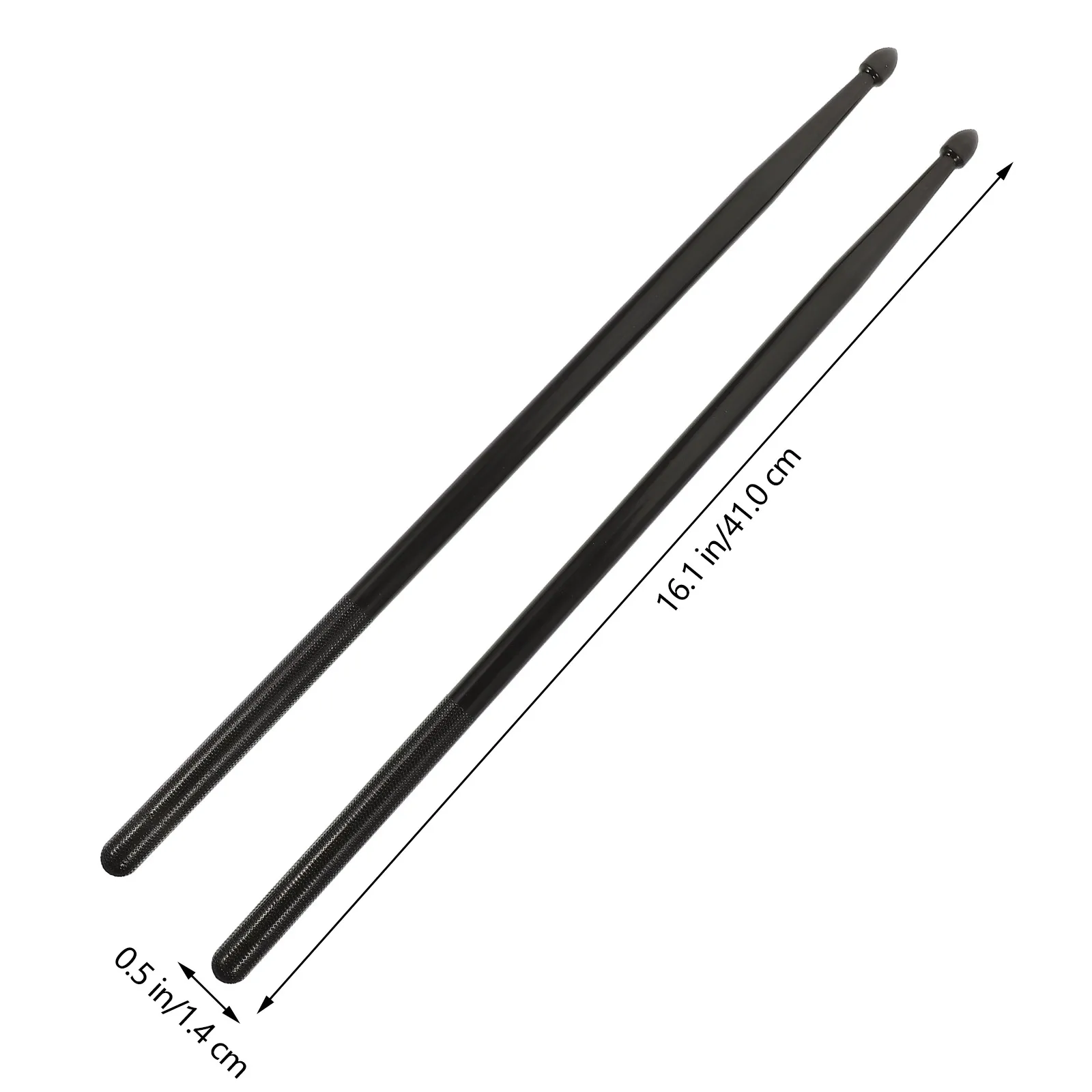 

3 Pairs Drumsticks Nylon Musical Instrument Classic Black Accessories Performance