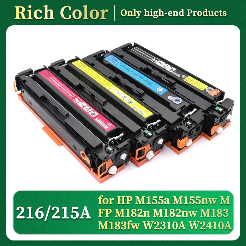 

4Color 216A 215A No/With chip Compatible Toner Cartridge for HP M155a M155nw MFP M182n M182nw M183 M183fw W2310A W2410A Printer