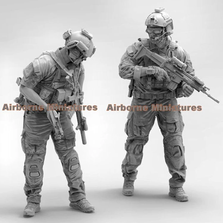 1/16 Hars Model Figuur Gk Soldaat, Sf Operators, Militaire Thema 'S, Ongemonteerde En Ongeverfde Kit