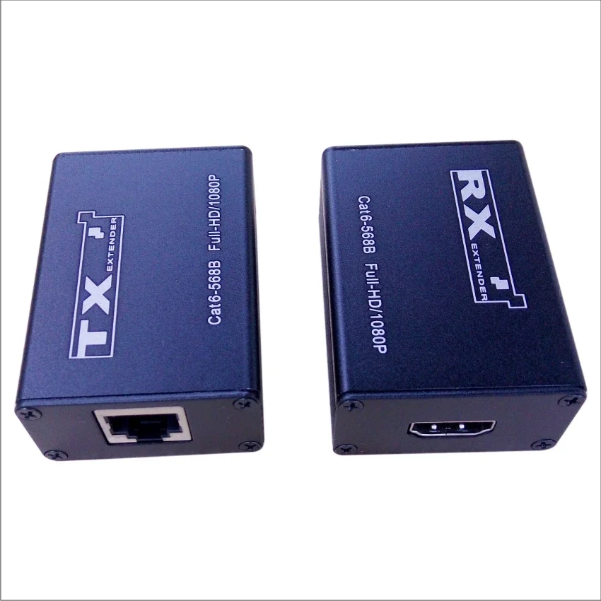 

1Pair Up To 30M 1080P HDMI-compatible RJ45 Extender Extension CAT5e/6 Network Ethernet LAN Extend For CCTV DVR NVR