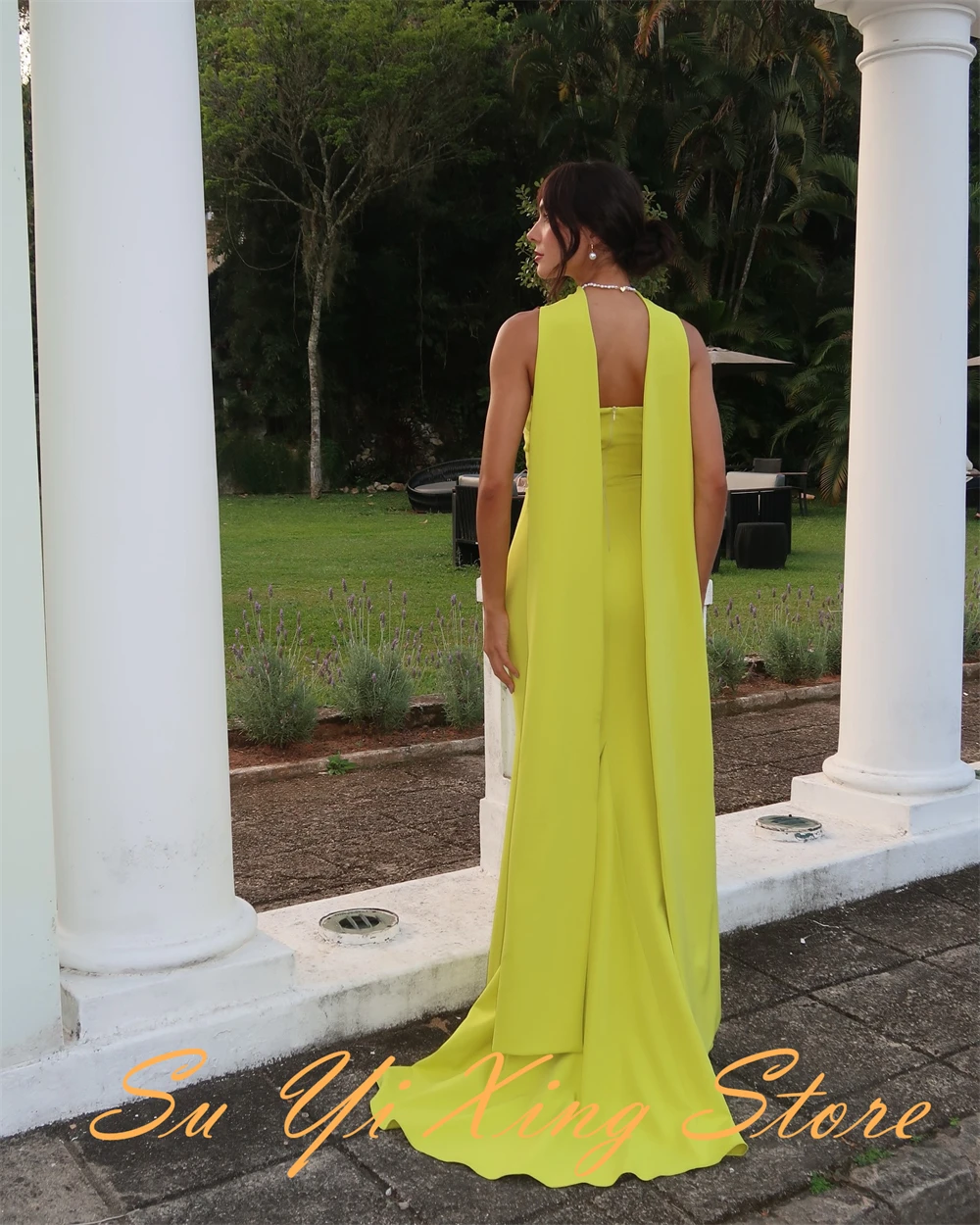 Customized  Exquisite Ribbons Evening Dress Delicate Strapless Bow Mermaid Celebrity Gowns Fashion  Zipper Back Party D