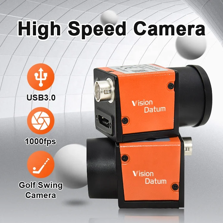 High Speed Gige Camera With Global Shutter 1000 fps 2000 camera more digital camera for Sports Analysis Golf Swing Inspection