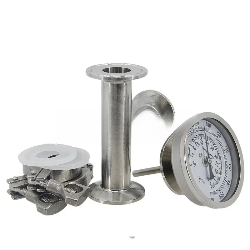 Home brew chuck quick-loading wort cooling thermometer 1.5 