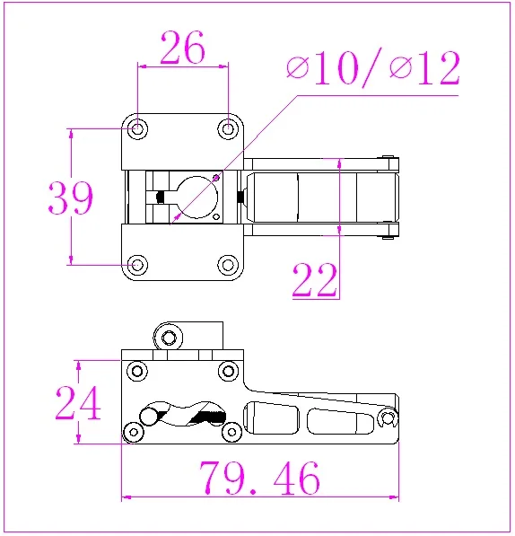 ER150 M4 12-17 kg / ER120 M3 4 kg Einziehbarer Motor für JP Hobby Flugzeuge – Vollmetall-Elektro-Einziehmechanismus für DIY-Projekte – Detail 12