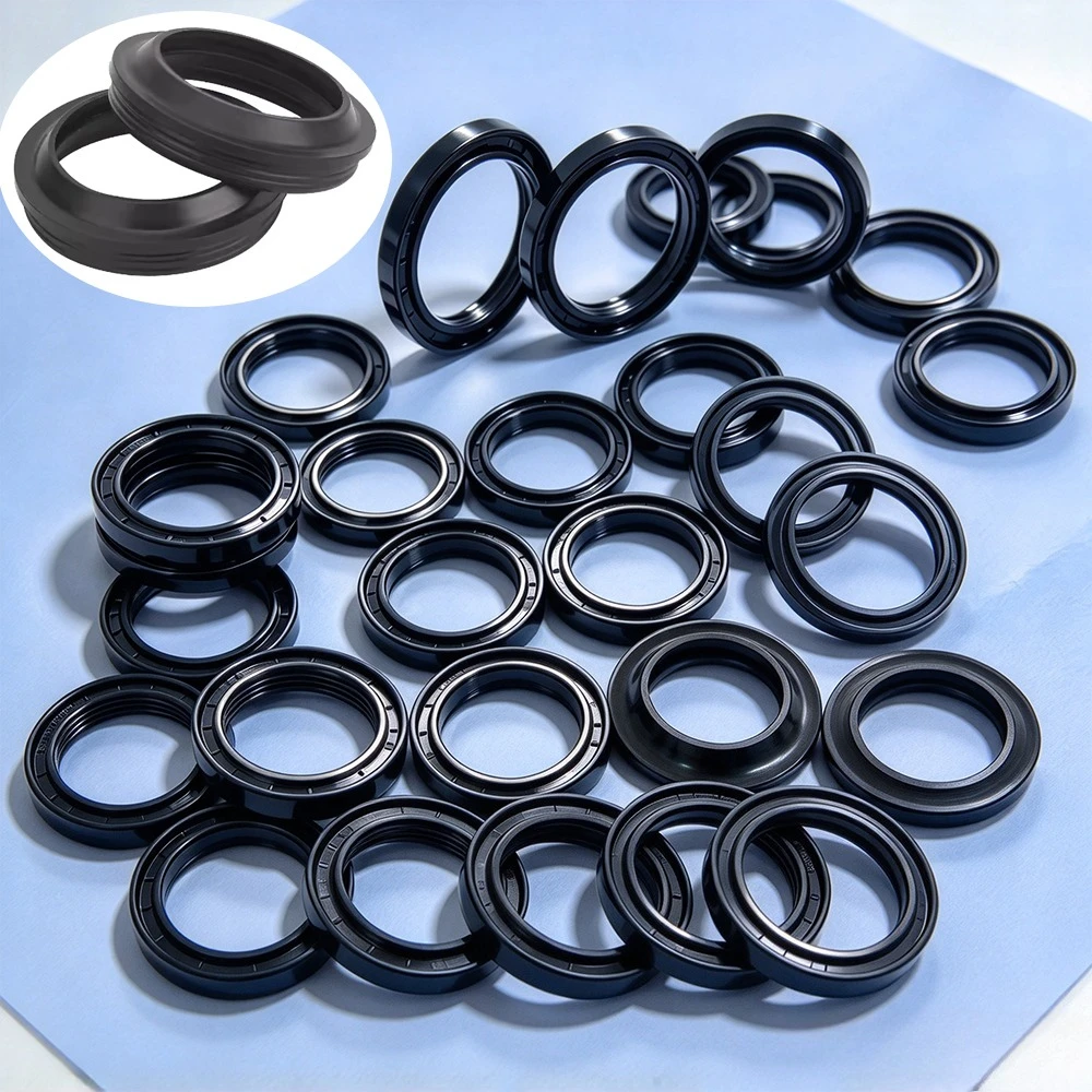 4/8/16/24/32/40pc 38x50x12 38*50*12 Front Fork Oil Seal Dust Cover For Kawasaki KDX200 KDX250 KDX400 KDX420 KDX 200 250 400 420