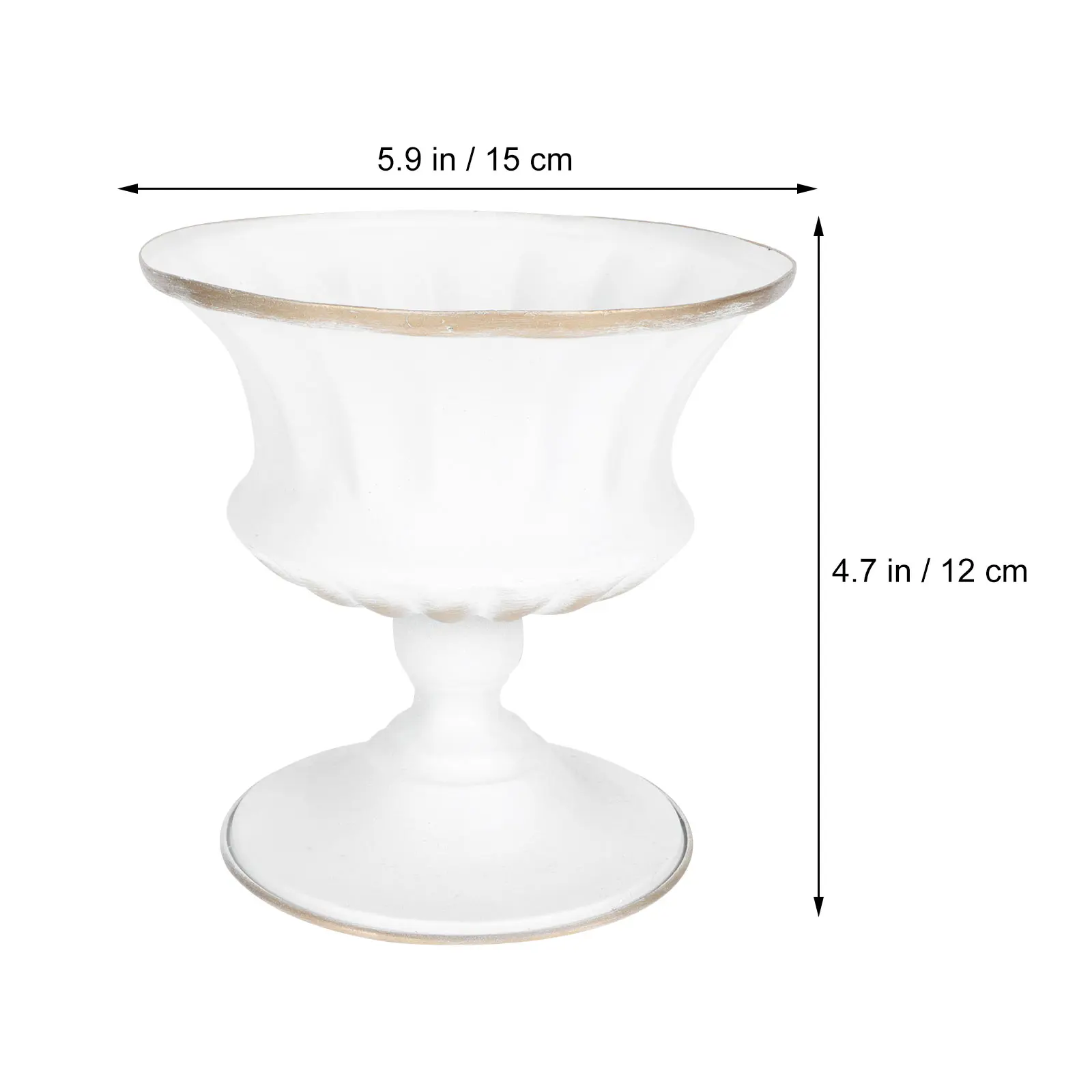 

Modern Iron Flower Vase Home Desktop Adornment Creative Shape Non-Slip Flowerpot Container For Home Garden Arrangement